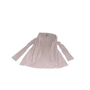 BAREFOOT DREAMS Sweater Womens Small Tan Cardigan Cozychic Lite Knit